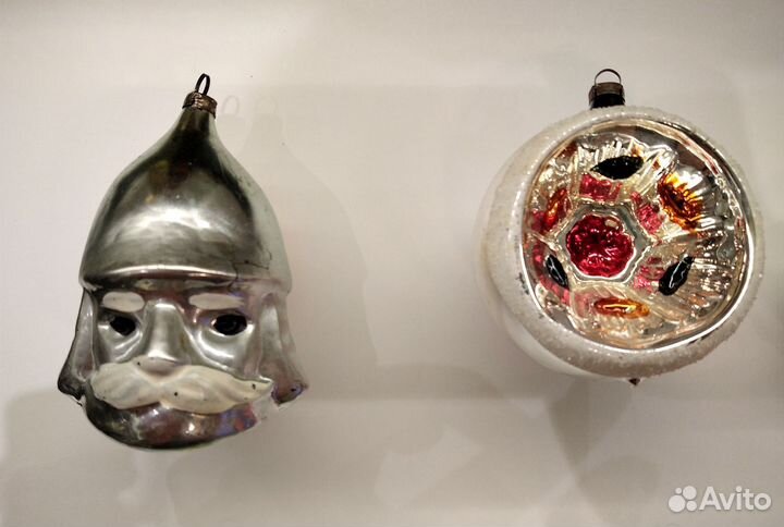 Новогодние игрушки, стеклянные, СССР