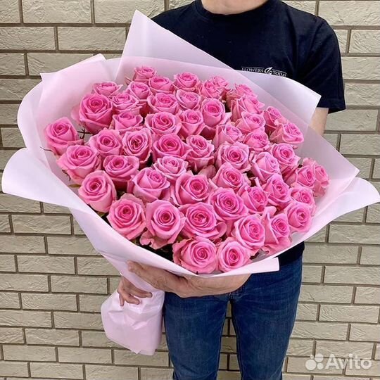 51 роза с доставкой букет