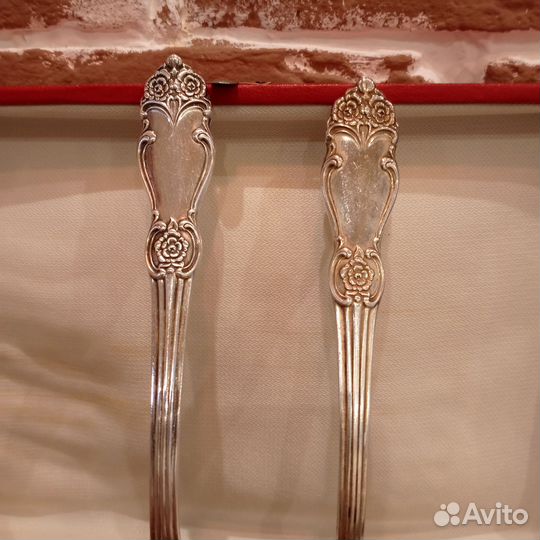 Набор столовых приборов мельхиор СССР