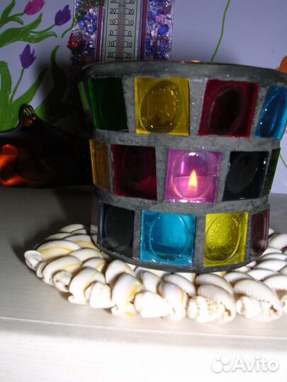 Подсвечники стеклянные. Разные