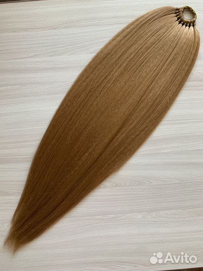 Хвост волосы на резинке шиньон