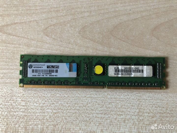 Память HP 2GB 2Rx8 500202-061 / 501533-001