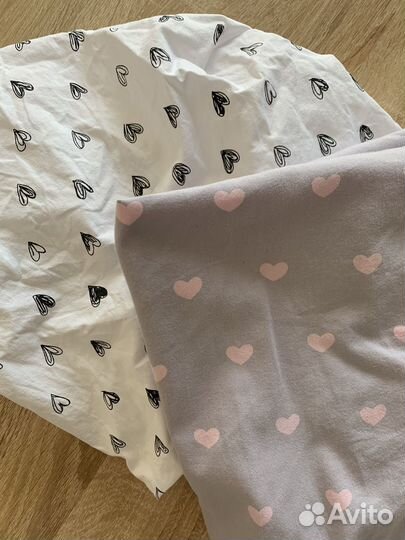 Простынь на резинке,на круглую кроватку