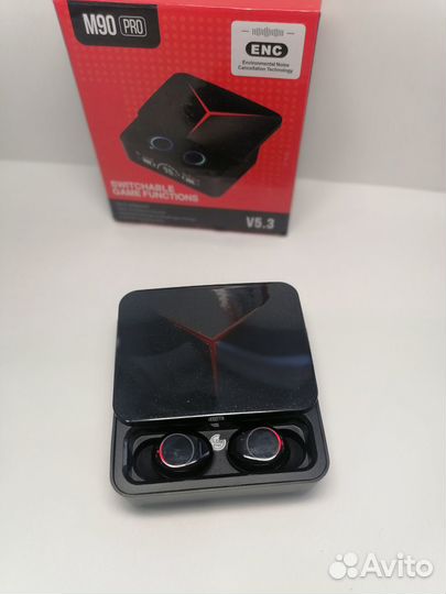 Беспроводные наушники M90 pro с функцией powerbank