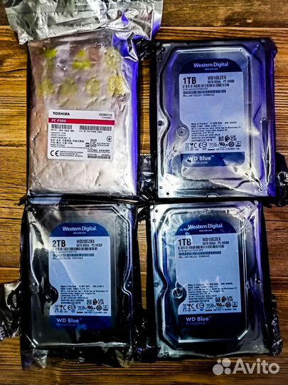 HDD диски - 500 GB/ 1 TB/ и SSD носители - 240 GB