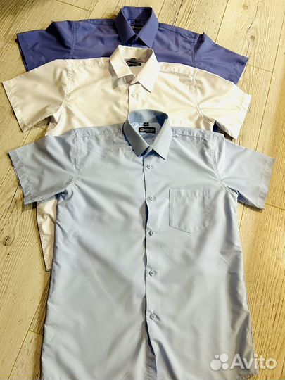 Рубашки школьные для мальчика 140-146