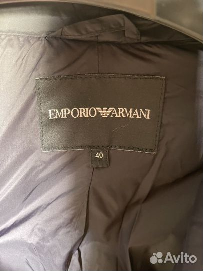 Пуховик женский armani