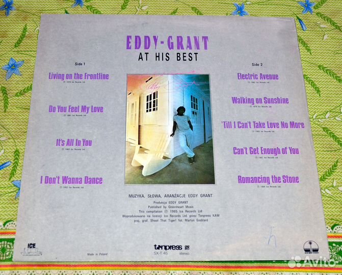 Виниловая пластинка Eddy Grant - AT His Best
