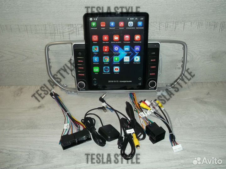 Магнитола Kia Sportage 4 Tesla Android GPS WiFi