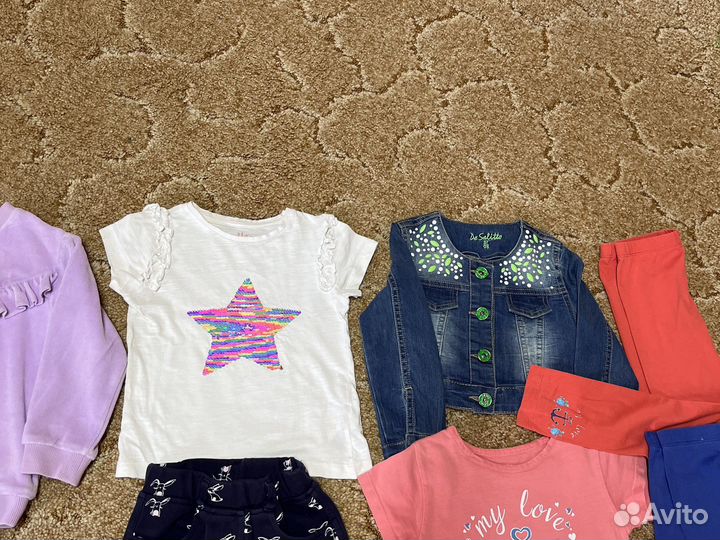 Вещи пакетом на девочку 92 98