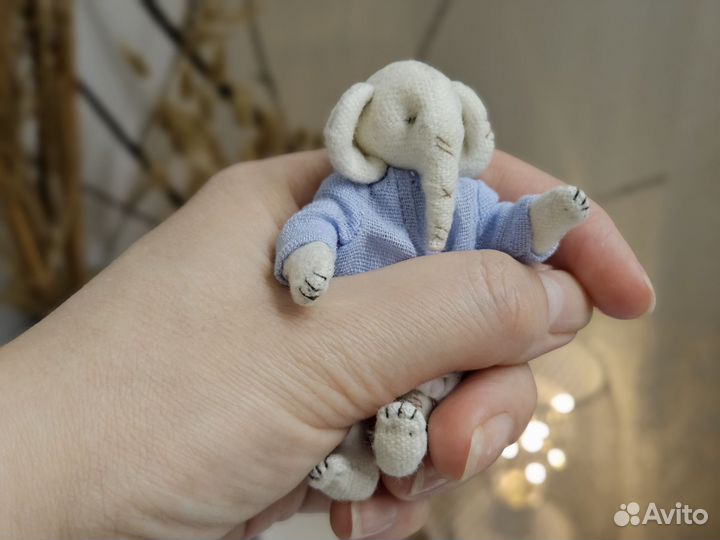 Слоник тедди 8 см