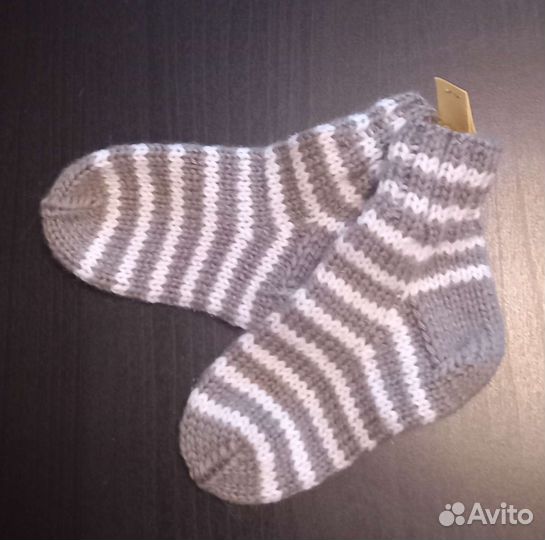 Детские вязаные носки