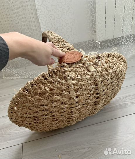 Козина плетеная овальная