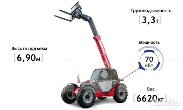 Телескопический погрузчик Manitou MT-X 733, 2022