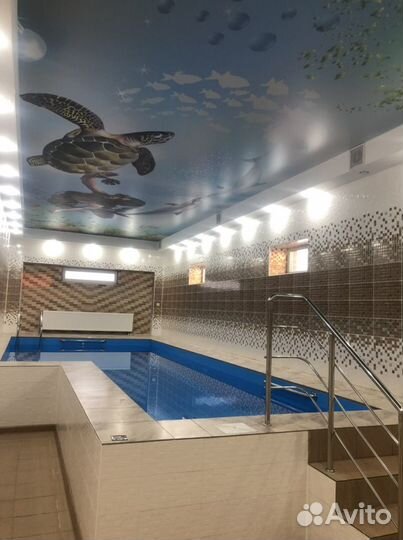 Баня сауна с бассейном