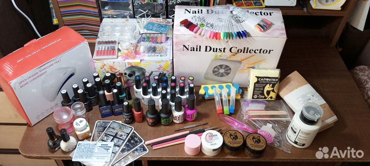 Набор для маникюра и наращивания ногтей