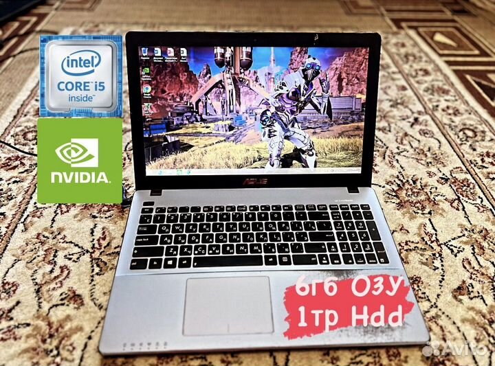 Игровой Ноутбук Asus i5-4200u/GT 740m 2гб