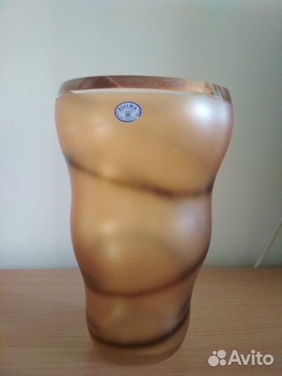 Ваза Богемское стекло