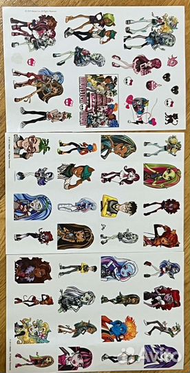 Наклейки monster high