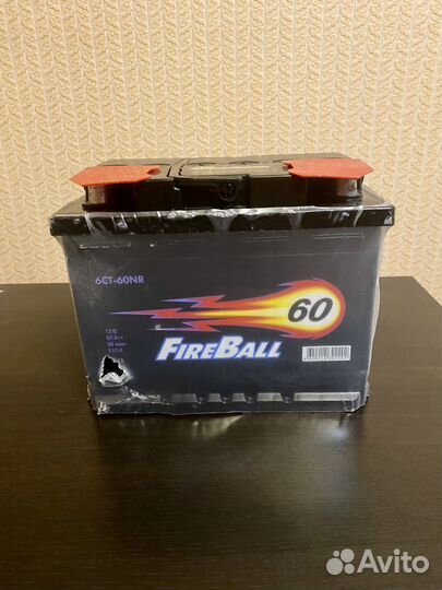 Аккумулятор fire ball 6ст 60 NR, 510 А CCA
