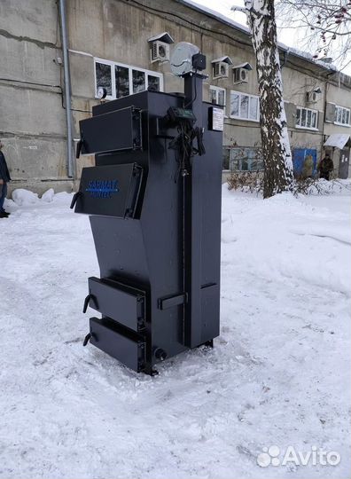 Твердотопливный котел длительного горения