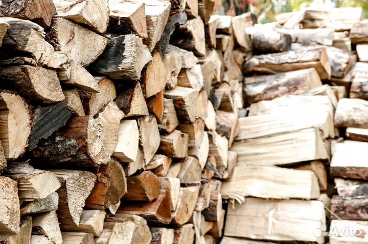 Крупнонаколотые дрова