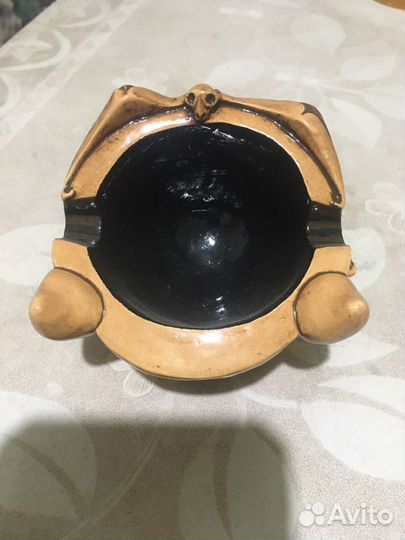 Пепельница гипсовый чёрт