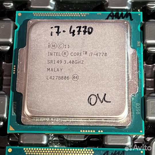 Процессор Intel Core i7 4770 LGA1150 4 ядра/8 пт