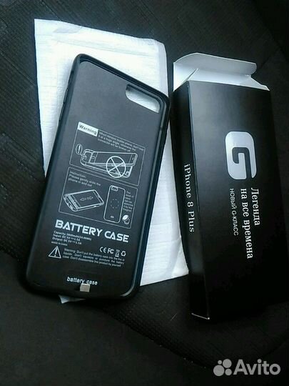 Оригинальный чехол battery case на айфон 8 плюс