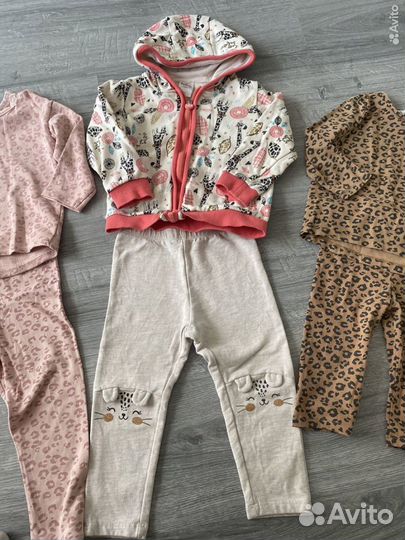 Вещи пакетом на девочку 86 92 hm