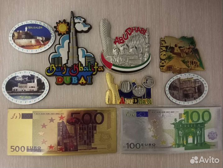 Магниты из разных стран в коллекцию