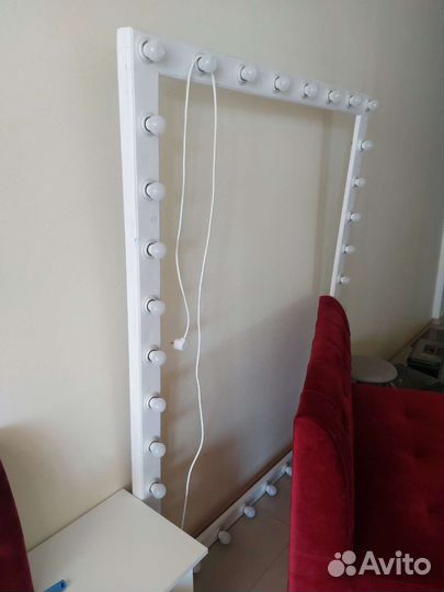 Рама с лампочками для зеркал и интерьера