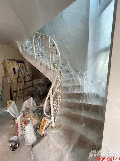 Кованые перила для лестниц