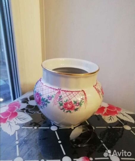 Набор чайный СССР Сахарница и заварочный чайник