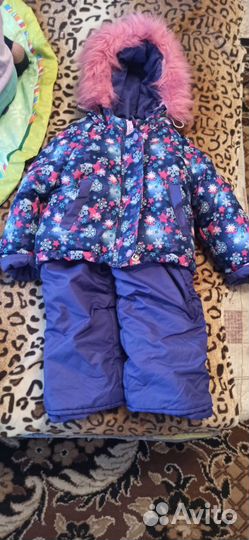 Детский зимний комбинезон на девочку
