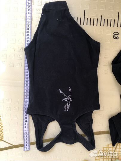 2 гимнастических купальника с юбкой