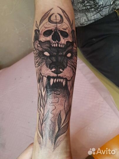 Коррекция старых татуировок