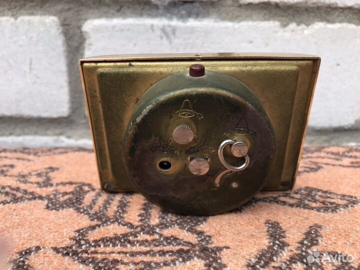 Часы будильник СССР Пионер с горном 2мчз