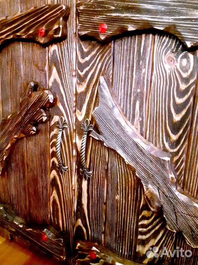 Кухня из массива дерева