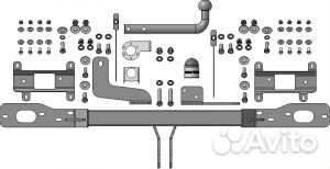 Фаркоп 94201-A с оцинк. шаром Geely Atlas 2017-202