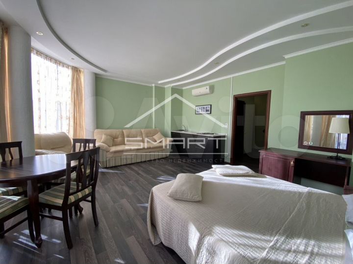 1-к. апартаменты, 29,6 м², 1/3 эт.