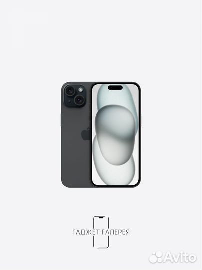 Новый iPhone 15 128Gb, Black Индия SimeSim
