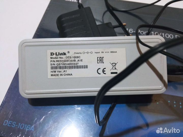 Свич коммутатор D-link DES-108C, 8 портов