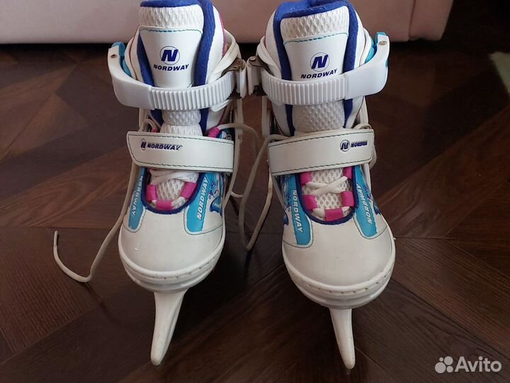 Коньки детские раздвижные 26