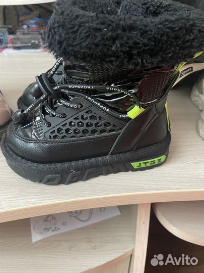 Зимние ботинки на девочку