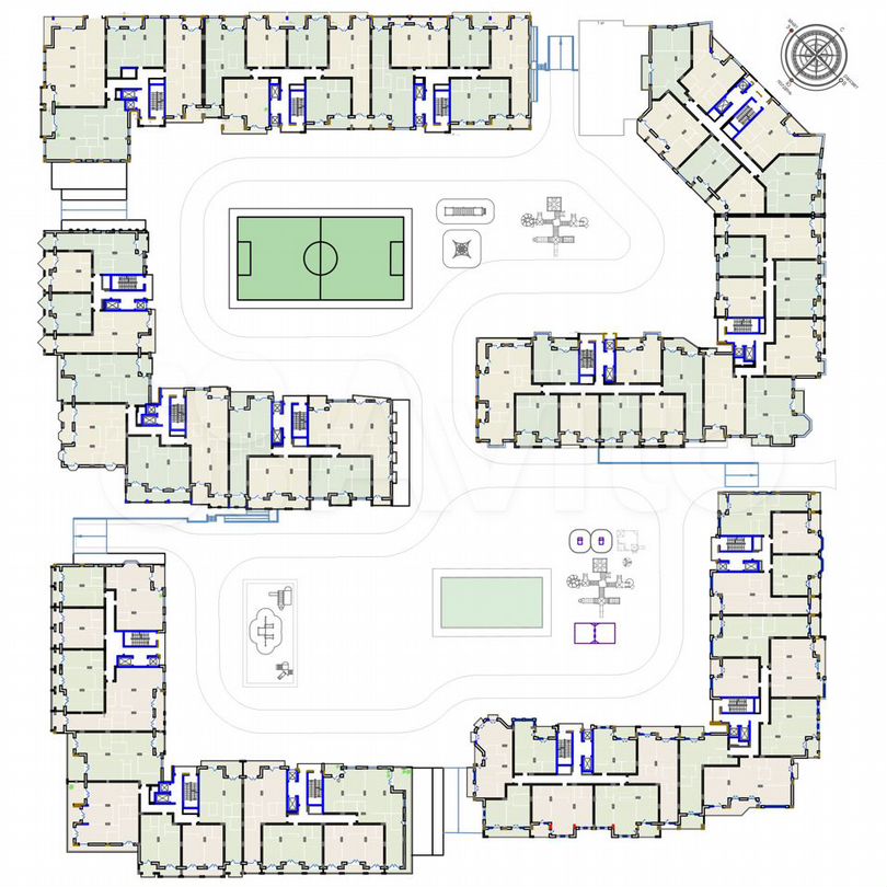 2-к. квартира, 97 м², 4/10 эт.