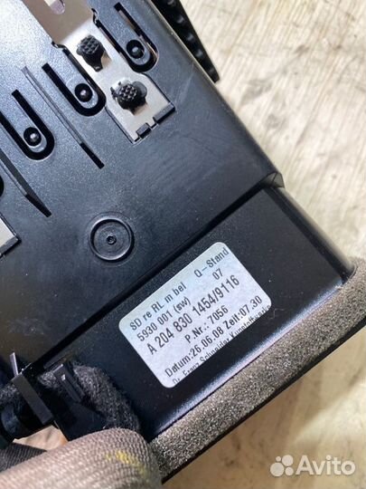 Воздуховод печки передний левый Mercedes-Benz