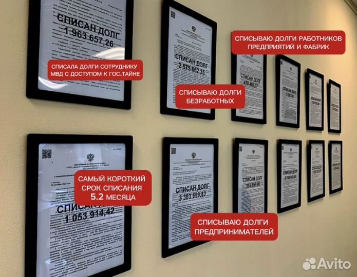 Бнкротсво физических лиц / списание долгов