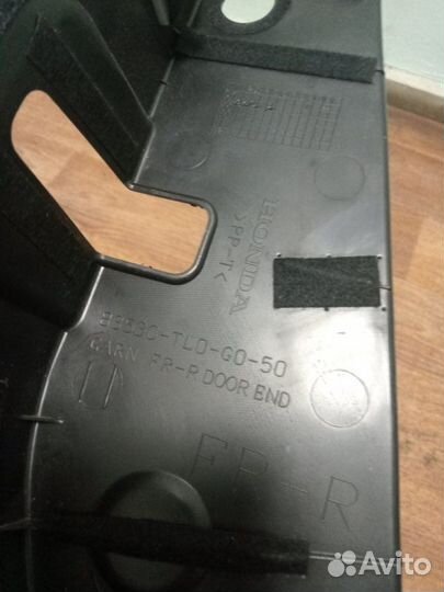 Накладка двери передняя правая Honda Accord седан