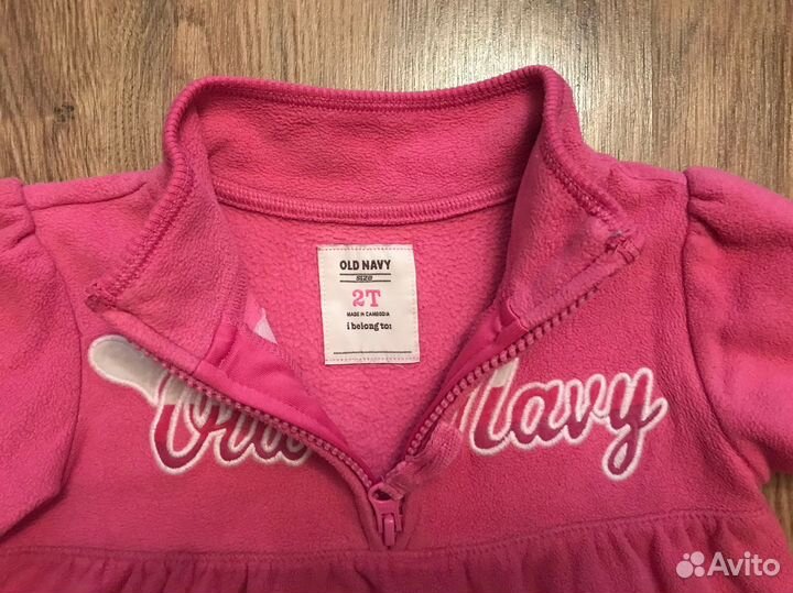 Толстовка флисовая для девочки